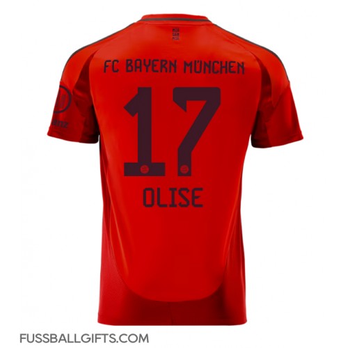 Bayern Munich Michael Olise #17 Fußballbekleidung Heimtrikot 2024-25 Kurzarm